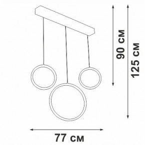 Подвесной светильник Vitaluce V3050 V3050-0/3S в Нижнем Тагиле - nizhniy-tagil.ok-mebel.com | фото 5