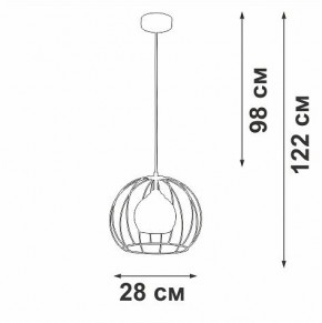 Подвесной светильник Vitaluce V3098 V3098-1/1S в Нижнем Тагиле - nizhniy-tagil.ok-mebel.com | фото 5