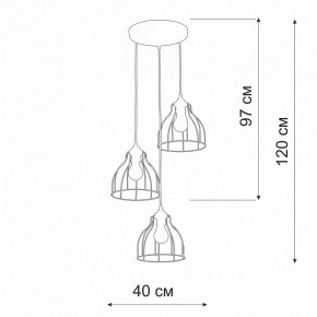 Подвесной светильник Vitaluce V3102 V3102-0/3S в Нижнем Тагиле - nizhniy-tagil.ok-mebel.com | фото 4