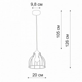 Подвесной светильник Vitaluce V3102 V3102-1/1S в Нижнем Тагиле - nizhniy-tagil.ok-mebel.com | фото 3