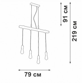 Подвесной светильник Vitaluce V47160 V47160-1/4S в Нижнем Тагиле - nizhniy-tagil.ok-mebel.com | фото 5