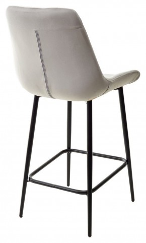 Полубарный стул ХОФМАН, цвет H-09 Светло-серый, велюр / черный каркас H=63cm М-City в Нижнем Тагиле - nizhniy-tagil.ok-mebel.com | фото 6