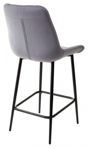 Полубарный стул ХОФМАН, цвет H-14 Серый, велюр / черный каркас H=63cm М-City в Нижнем Тагиле - nizhniy-tagil.ok-mebel.com | фото 5