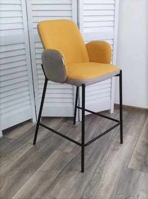 Полубарный стул NYX (H=65cm) VF106 желтый / VF120 серый М-City в Нижнем Тагиле - nizhniy-tagil.ok-mebel.com | фото 3