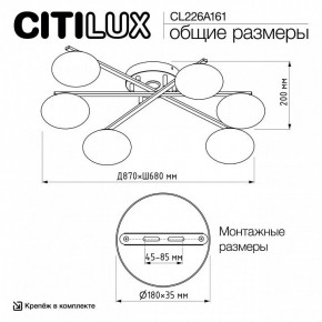 Потолочная люстра Citilux Atman Smart CL226A161 в Нижнем Тагиле - nizhniy-tagil.ok-mebel.com | фото 9