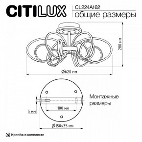 Потолочная люстра Citilux Salma Smart CL224A162 в Нижнем Тагиле - nizhniy-tagil.ok-mebel.com | фото 12