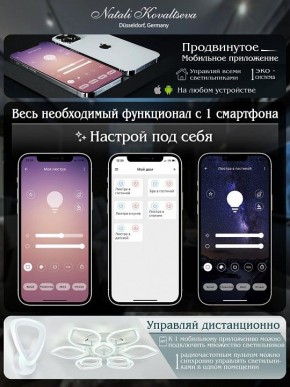 Потолочная люстра Natali Kovaltseva COBRA LED LAMPS 81121/7C в Нижнем Тагиле - nizhniy-tagil.ok-mebel.com | фото 7