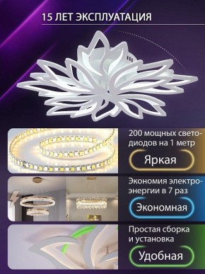 Потолочная люстра Natali Kovaltseva RIF LED LAMPS 81118/6C в Нижнем Тагиле - nizhniy-tagil.ok-mebel.com | фото 5
