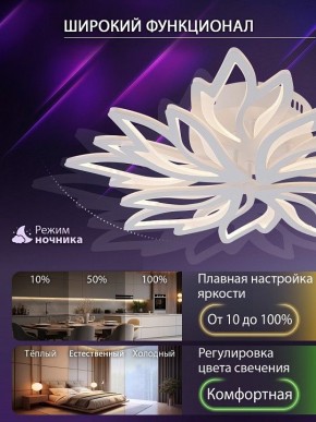 Потолочная люстра Natali Kovaltseva RIF LED LAMPS 81118/6C в Нижнем Тагиле - nizhniy-tagil.ok-mebel.com | фото 6
