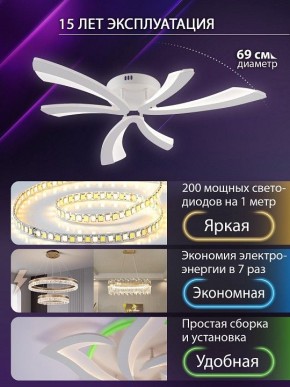 Потолочная люстра Natali Kovaltseva VIO LED LAMPS 81453 в Нижнем Тагиле - nizhniy-tagil.ok-mebel.com | фото 5