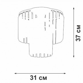 Потолочная люстра Vitaluce V5153 V5153-1/4PL в Нижнем Тагиле - nizhniy-tagil.ok-mebel.com | фото 4