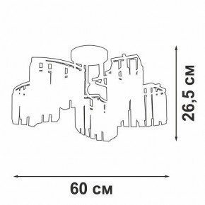 Потолочная люстра Vitaluce V5884 V5884-0/5PL в Нижнем Тагиле - nizhniy-tagil.ok-mebel.com | фото 3