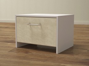 PROxSON Тумба Varna (ЛДСП Белая+ткань Белый/Savana Milk (молочный)) 51x40 в Нижнем Тагиле - nizhniy-tagil.ok-mebel.com | фото