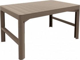 Раскладной стол Лион с регулируемой высотой столешницы (Lyon rattan table) капучино (h400/650) в Нижнем Тагиле - nizhniy-tagil.ok-mebel.com | фото 2