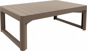 Раскладной стол Лион с регулируемой высотой столешницы (Lyon rattan table) капучино (h400/650) в Нижнем Тагиле - nizhniy-tagil.ok-mebel.com | фото 4