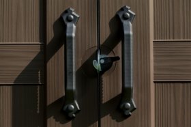 Сарай Фактор 8х8 (Factor 8x8) бежевый/серо-коричневый в Нижнем Тагиле - nizhniy-tagil.ok-mebel.com | фото 4