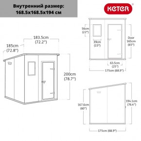 Сарай Манор Пентхаус 6x6 (MANOR PENT 6x6) в Нижнем Тагиле - nizhniy-tagil.ok-mebel.com | фото 3