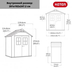 Сарай Окланд 754 (OAKLAND 754) в Нижнем Тагиле - nizhniy-tagil.ok-mebel.com | фото 2