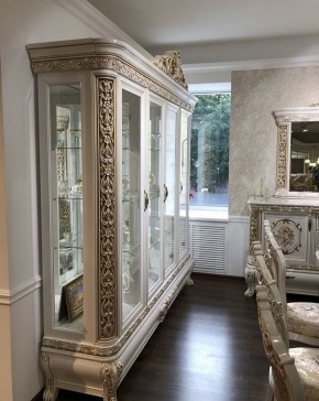 Сервант Алсу (белый глянец) в Нижнем Тагиле - nizhniy-tagil.ok-mebel.com | фото 4