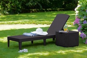 Шезлонг Джайпур (Jaipur Sun lounger) виски-коричневый в Нижнем Тагиле - nizhniy-tagil.ok-mebel.com | фото 2