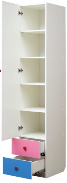 Шкаф 1-но дверный с ящиками и фотопечатью Совята 1.1 (400) в Нижнем Тагиле - nizhniy-tagil.ok-mebel.com | фото 2