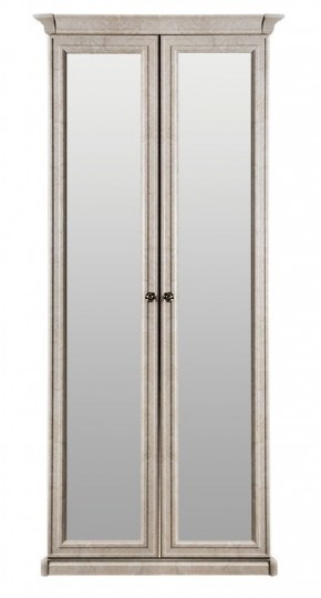 Шкаф 2-х створчатый с Зеркалом Афина (крем корень) в Нижнем Тагиле - nizhniy-tagil.ok-mebel.com | фото 1
