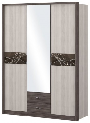 Шкаф 3-х дверный с зеркалом Шк68.2 МС Николь в Нижнем Тагиле - nizhniy-tagil.ok-mebel.com | фото