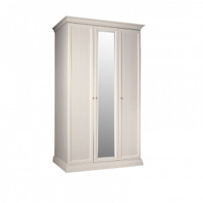 Шкаф 3-х дверный для платья и белья (1 зеркало) Амели штрих-лак (АМШ1/3) в Нижнем Тагиле - nizhniy-tagil.ok-mebel.com | фото