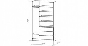 НИЦЦА-2 Шкаф 3-х дверный (НЦ.02) в Нижнем Тагиле - nizhniy-tagil.ok-mebel.com | фото 2