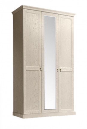 Шкаф 3-х дверный (с зеркалом) для платья и белья Венеция дуб седан (ВНШ1/3) в Нижнем Тагиле - nizhniy-tagil.ok-mebel.com | фото