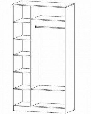 ГАММА Шкаф 3-х створчатый в Нижнем Тагиле - nizhniy-tagil.ok-mebel.com | фото 2