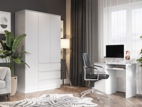 Шкаф 3-ств. с 3 ящиками "Бьянко" в Нижнем Тагиле - nizhniy-tagil.ok-mebel.com | фото 4