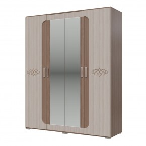 Шкаф 4-х дверный 1800 ПАЛЬМИРА (4-4820яс.тем/св) в Нижнем Тагиле - nizhniy-tagil.ok-mebel.com | фото