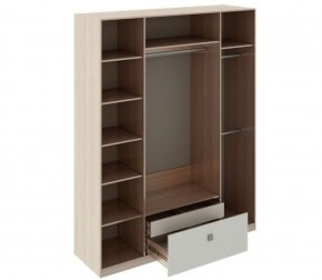 Шкаф 4 двери Глэдис М24 (ЯШС/Белый) в Нижнем Тагиле - nizhniy-tagil.ok-mebel.com | фото 2