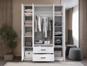 Шкаф 4-х створчатый Титан (белый) в Нижнем Тагиле - nizhniy-tagil.ok-mebel.com | фото 2