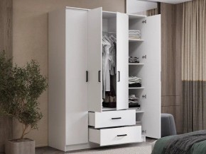 Шкаф 4-х створчатый Титан (белый) в Нижнем Тагиле - nizhniy-tagil.ok-mebel.com | фото 4