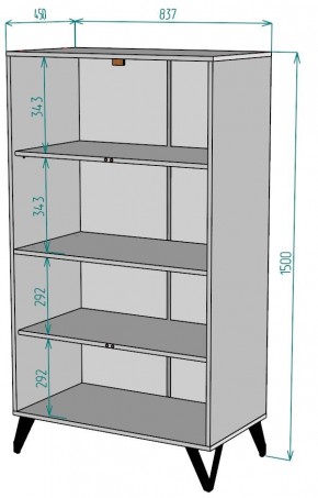 Шкаф Дельта H116 в Нижнем Тагиле - nizhniy-tagil.ok-mebel.com | фото 2