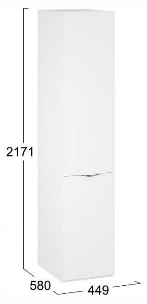 Шкаф для белья Глосс СМ-319.07.001 в Нижнем Тагиле - nizhniy-tagil.ok-mebel.com | фото 4
