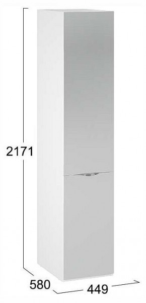 Шкаф для белья Глосс СМ-319.07.002 в Нижнем Тагиле - nizhniy-tagil.ok-mebel.com | фото 4