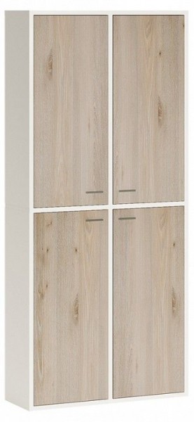 Шкаф книжный Домино СУ(ш2в2)+4ФГ в Нижнем Тагиле - nizhniy-tagil.ok-mebel.com | фото