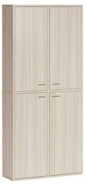 Шкаф книжный Домино СУ(ш2в2)+4ФГ в Нижнем Тагиле - nizhniy-tagil.ok-mebel.com | фото