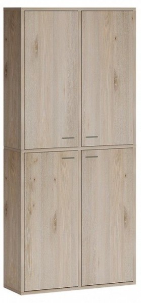 Шкаф книжный Домино СУ(ш2в2)+4ФГ в Нижнем Тагиле - nizhniy-tagil.ok-mebel.com | фото