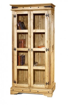 Шкаф книжный "Викинг 03" массив в Нижнем Тагиле - nizhniy-tagil.ok-mebel.com | фото 2