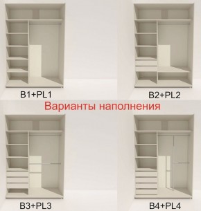 Шкаф-купе 1400 серии SOFT D6+D4+B2+PL2 (2 ящика+1штанга+1 полка) профиль «Капучино» в Нижнем Тагиле - nizhniy-tagil.ok-mebel.com | фото 7