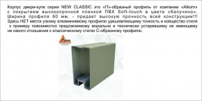 Шкаф-купе 1500 серии NEW CLASSIC K3+K3+B2+PL1 (2 ящика+1 штанга) профиль «Капучино» в Нижнем Тагиле - nizhniy-tagil.ok-mebel.com | фото 17