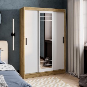 Шкаф-купе Тео ШКК-02 (крафт/белый) в Нижнем Тагиле - nizhniy-tagil.ok-mebel.com | фото
