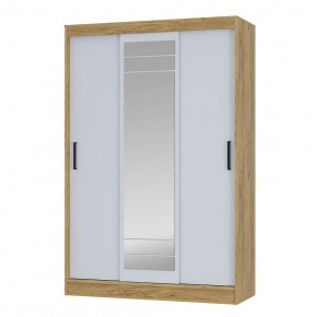 Шкаф-купе Тео ШКК-02 (крафт/белый) в Нижнем Тагиле - nizhniy-tagil.ok-mebel.com | фото 2
