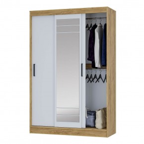 Шкаф-купе Тео ШКК-02 (крафт/белый) в Нижнем Тагиле - nizhniy-tagil.ok-mebel.com | фото 3
