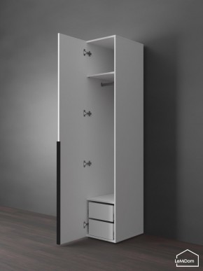 Шкаф Linnea MHR-1-3 2050х400х510 (Белый-М 11.1.1) в Нижнем Тагиле - nizhniy-tagil.ok-mebel.com | фото 5