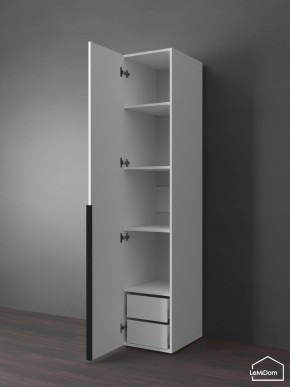 Шкаф Linnea MHR-1-4 2050х400х510 (Белый-М 11.1.1) в Нижнем Тагиле - nizhniy-tagil.ok-mebel.com | фото 5